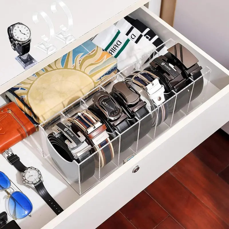 Organizador de Cintos Acrílico Premium