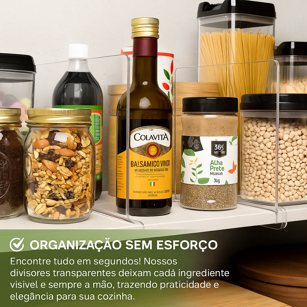 Divisória Acrílica para Prateleiras