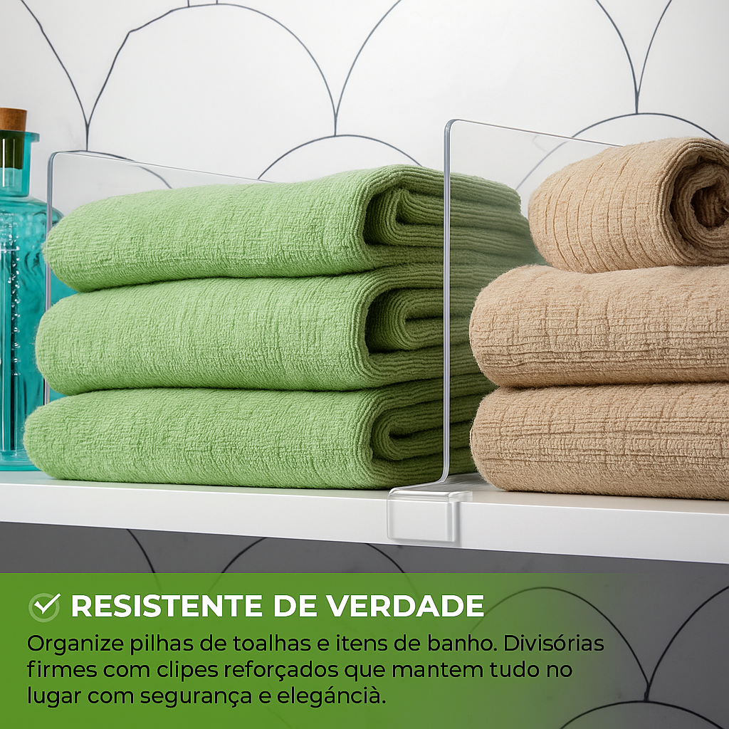 Divisória Acrílica para Prateleiras