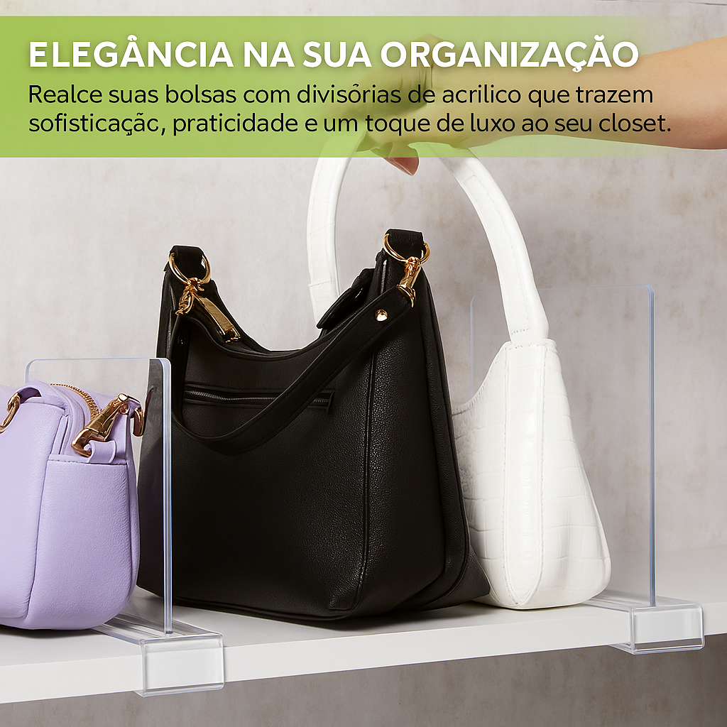 Divisória Acrílica para Prateleiras