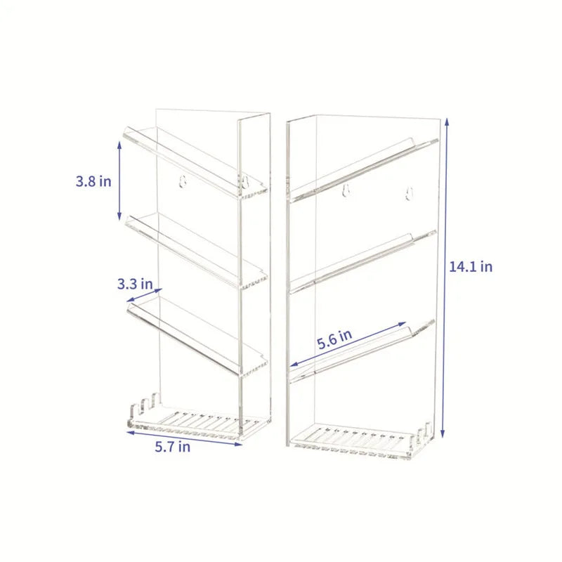 Organizador de Prateleira para Banheiro