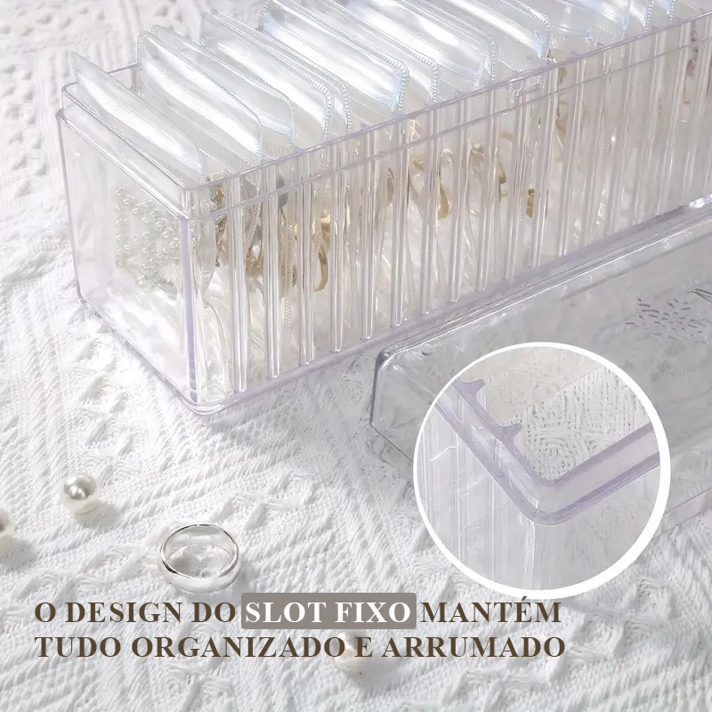 Caixa Organizadora de Jóias- 20 peças