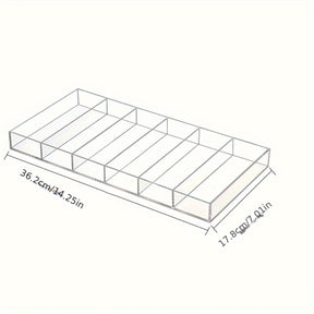 Organizador de Óculos em Acrílico Transparente – 6 Compartimentos Premium