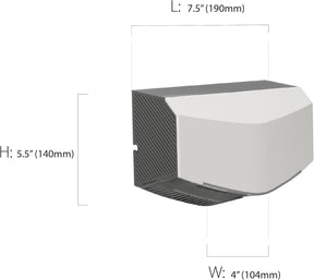Secador de mãos elétrico para banheiros - REVSQUARED
