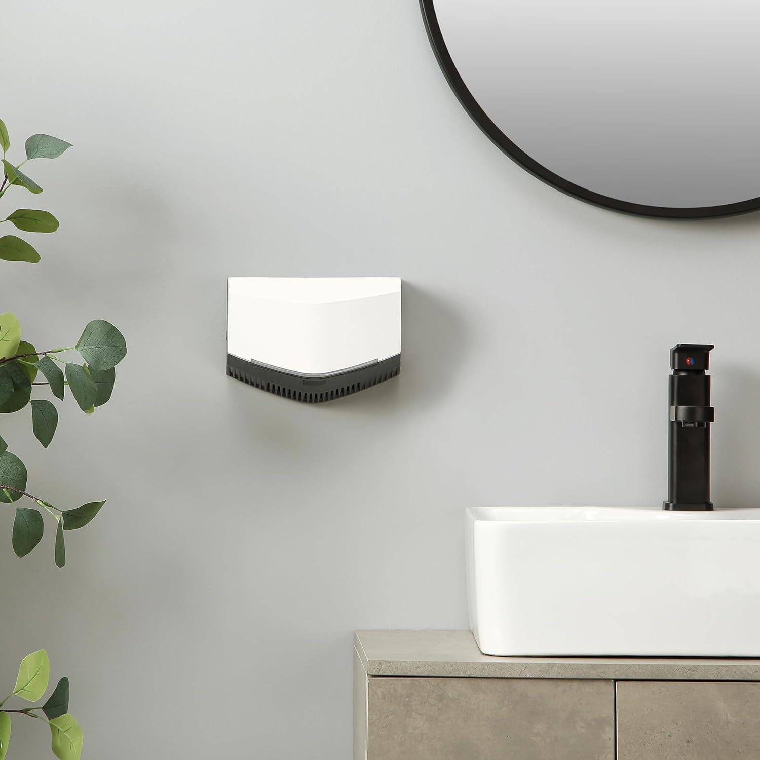 Secador de mãos elétrico para banheiros - REVSQUARED