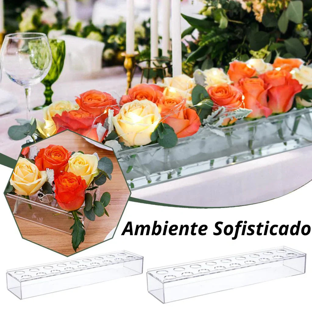 Vaso de Flor Acrílico - 💓Especial Dia das Mães