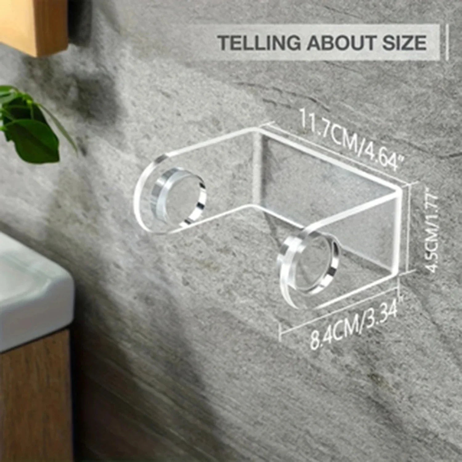 Suporte Acrílico para Banheiro- Premium